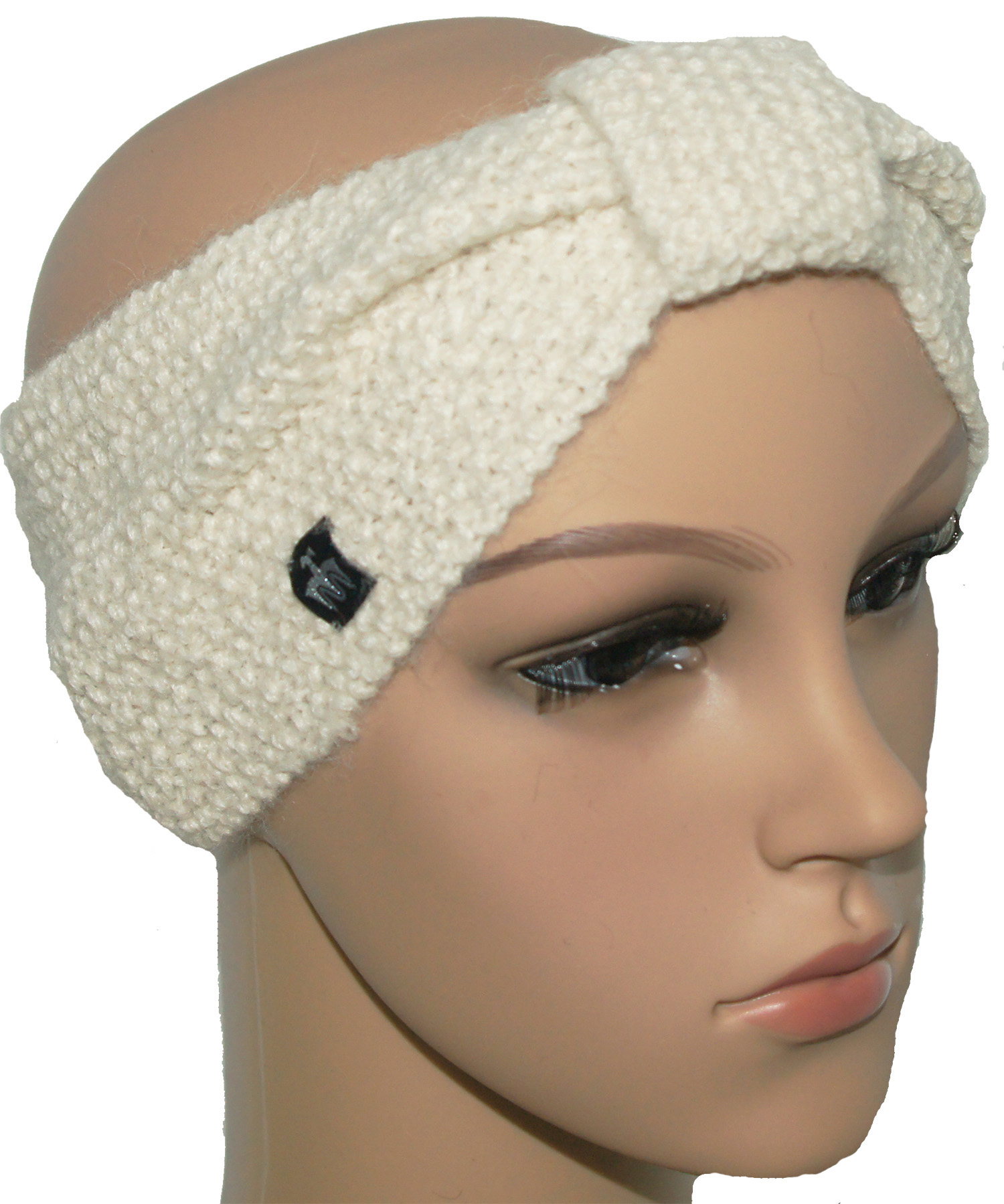 Stirnband/headband SULTAN, Farbe/colour: weiß/white eco