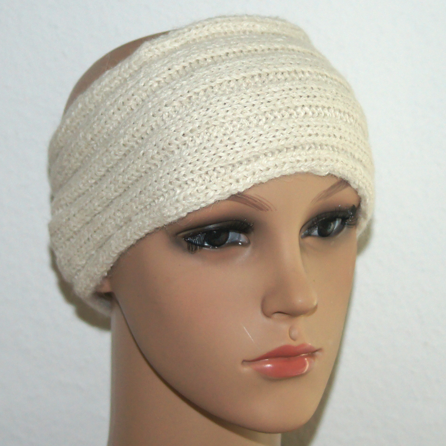 Stirnband/headband ROLLITOS, Farbe/colour: weiß/white eco