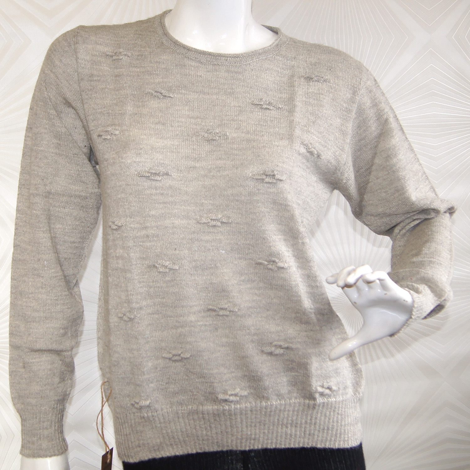 Pullover/sweater MARSEILLE, Farbe/colour: hellgrau/silver eco, Größe/size: S